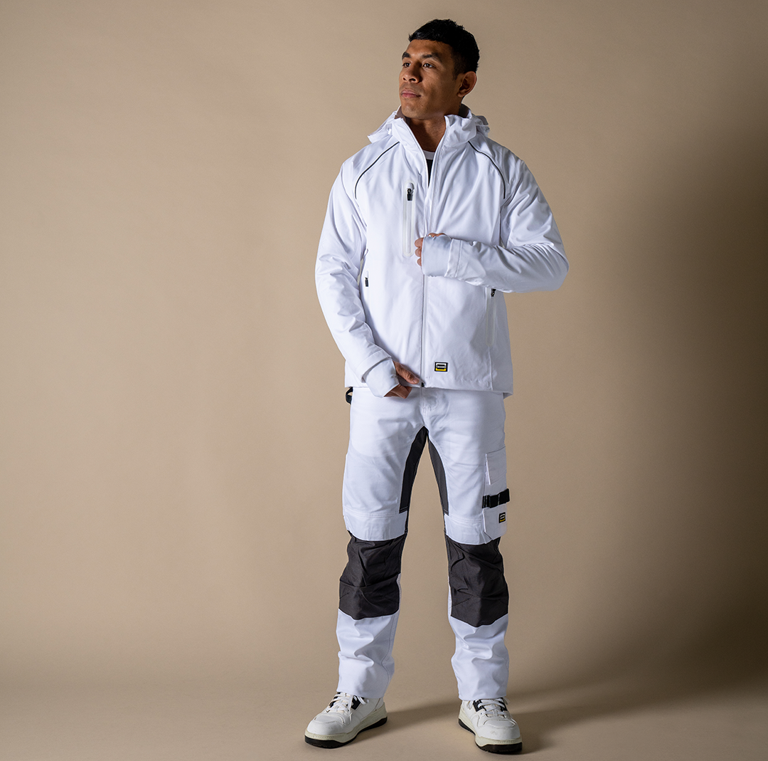Workwear for painters: slim fit and white!